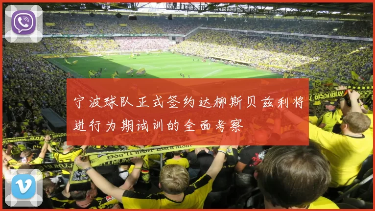 宁波球队正式签约达柳斯贝兹利将进行为期试训的全面考察